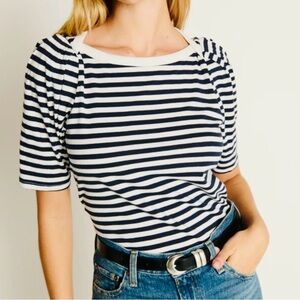 Nation LTD Black/White Deana Tee